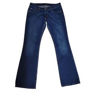 Levi's 524 Too Superlow Bootcut Denim Jeans Women's Size 9 Medium Blue Dark Wash